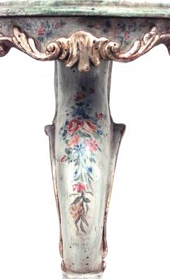 Pair of Italian Venetian Floral Pedestals - 1437088