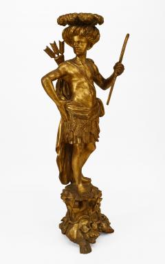 Pair of Italian Venetian Gilt Figures - 1437039