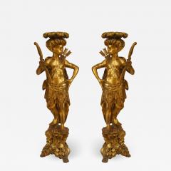 Pair of Italian Venetian Gilt Figures - 1470330