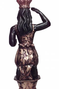 Pair of Italian Venetian Polychromed Figures - 4322719