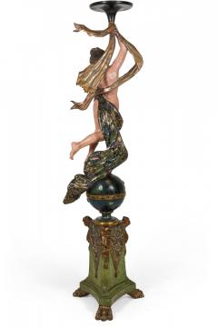 Pair of Italian Venetian Polychromed Figures - 4408086