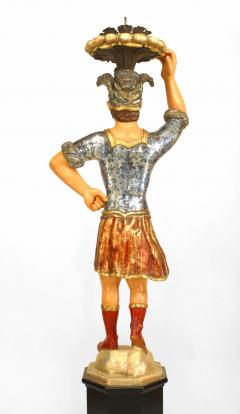 Pair of Italian Venetian Polychromed Figures - 4520192