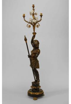 Pair of Italian Venetian Polychromed Figures - 4630334