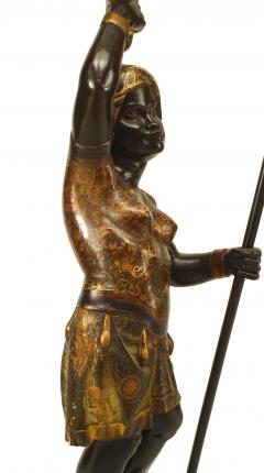 Pair of Italian Venetian Polychromed Figures - 4630341