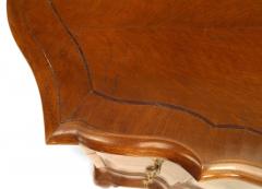 Pair of Italian Venetian Walnut Bombe Shaped Bedside Commodes - 4631015