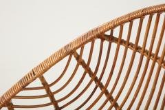 Pair of Italian Vintage Bamboo Scoop Chairs - 2161880