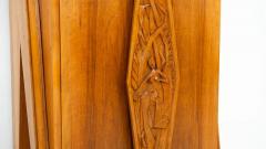 Pair of Italian Wall Units Walnut 1970s - 4617634