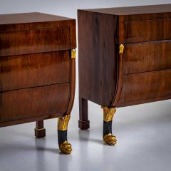 Pair of Italian Walnut Chests of Drawers Italy circa 1830 - 4389558