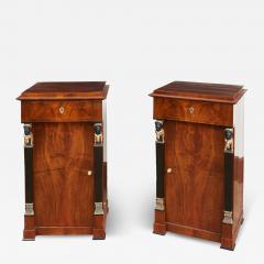 Pair of Italian Walnut Empire Cabinets - 4369332
