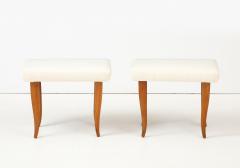 Pair of Italian Wood Stools circa 1940 - 4449221