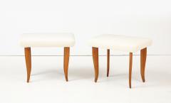 Pair of Italian Wood Stools circa 1940 - 4449222