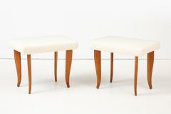 Pair of Italian Wood Stools circa 1940 - 4449223