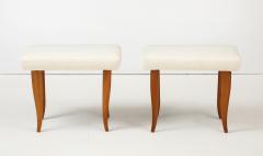 Pair of Italian Wood Stools circa 1940 - 4449227