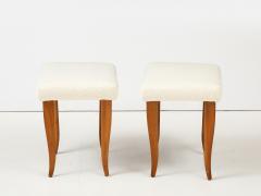 Pair of Italian Wood Stools circa 1940 - 4449228