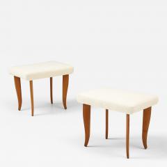 Pair of Italian Wood Stools circa 1940 - 4449260