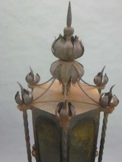 Pair of Italian Wrought Iron Floor Lamps - 1830070