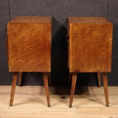 Pair of Italian designer bedside tables from the 70s - 4255192