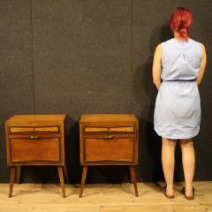 Pair of Italian designer bedside tables from the 70s - 4255193