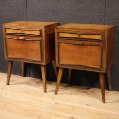 Pair of Italian designer bedside tables from the 70s - 4255195