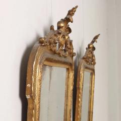 Pair of Italian giltwood mirrors Circa 1880 - 3861649