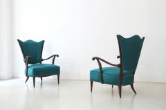 Pair of Itlian 1950s unique elegant armchairs - 2129917