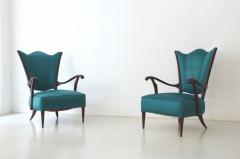 Pair of Itlian 1950s unique elegant armchairs - 2129951