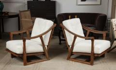 Pair of Jack van der Molen Oak Lounge Chairs - 3382129