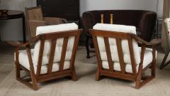 Pair of Jack van der Molen Oak Lounge Chairs - 3382132