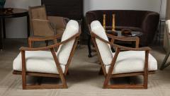 Pair of Jack van der Molen Oak Lounge Chairs - 3382133