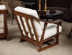 Pair of Jack van der Molen Oak Lounge Chairs - 3382135