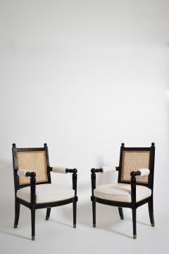 Pair of Jansen armchairs 1970s  - 4684636