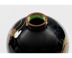 Pair of Japanese Cloisonn Enamel Dragon Vases Attributed to Honda Yasaburo - 4556056