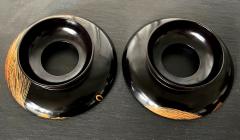 Pair of Japanese Lacquer Maki e Cup Stand Meiji Period - 2835005