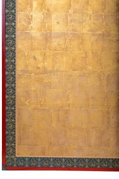 Pair of Japanese Six Panel Screens Bamboo Forest on Gold - 3236746
