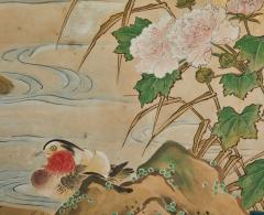 Pair of Japanese Six Panel Screens Spring into Summer Landscape - 4512737