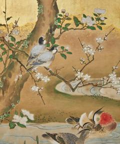 Pair of Japanese Six Panel Screens Spring into Summer Landscape - 4512740