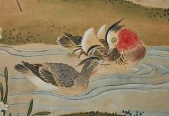 Pair of Japanese Six Panel Screens Spring into Summer Landscape - 4512742