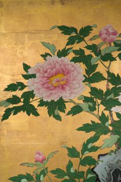 Pair of Japanese Six Panel Screens Winter Spring Summer and Fall - 3096264