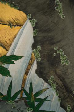 Pair of Japanese Six Panel Screens Winter Spring Summer and Fall - 3096293