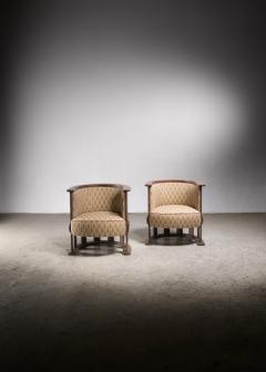 Pair of Jugendstil armchairs - 3407797