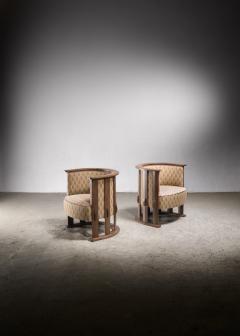 Pair of Jugendstil armchairs - 3407798