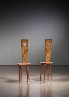 Pair of Jugendstil side chairs - 3698910