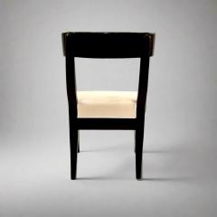 Pair of Klismos Ebonized Early 19th Century Side Chairs - 4729369