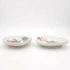 Pair of Kutani Leaf Dishes Japan 19th century - 3083862