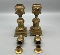 Pair of LXVI candlestick cassolettes France circa 1800 - 3864002