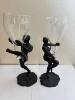 Pair of LaRoche Bronze Female Figures - 4658820