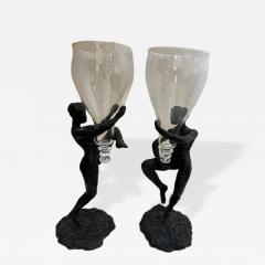 Pair of LaRoche Bronze Female Figures - 4690028