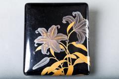 Pair of Lacquer on Wood Pillow Shaped Boxes - 4033574
