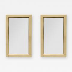 Pair of Lacquered Parchment Mirrors - 1841930