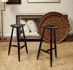 Pair of Lacquered Stools - 3700927